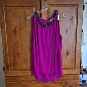 Jennifer Lopez Beaded Rhinestone Top 2X